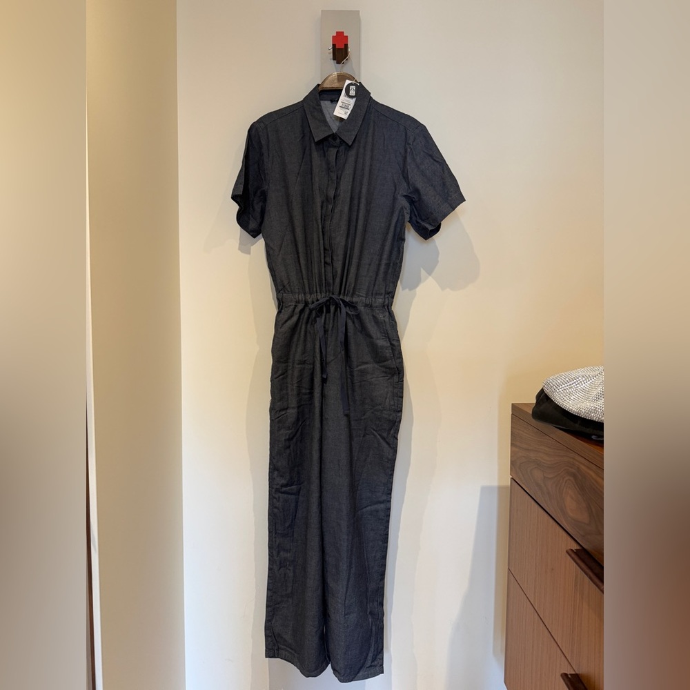 Eileen Fisher Denim Classic Jumpsuit